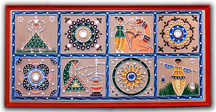 Mud Mirror Paintings